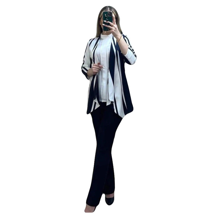 کت و تاپ زنانه یقه امریکایی