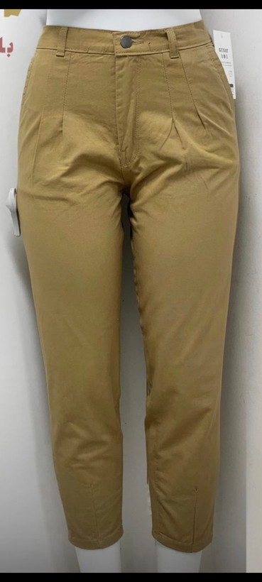 سایز شلوار مام فیت زنانه نخودی