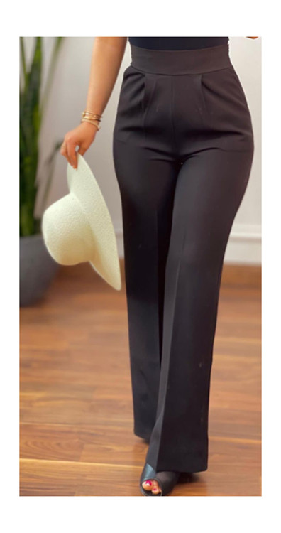 شلوار جدید نیم بگ مشکی