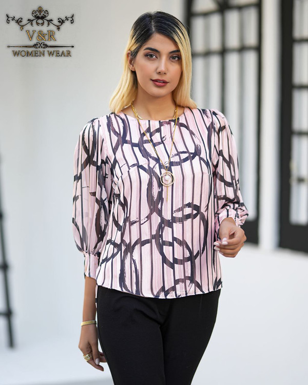 شومیز حریر آستردار جنس ترک