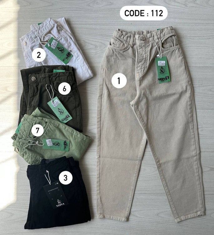 شلوار مام قد 90