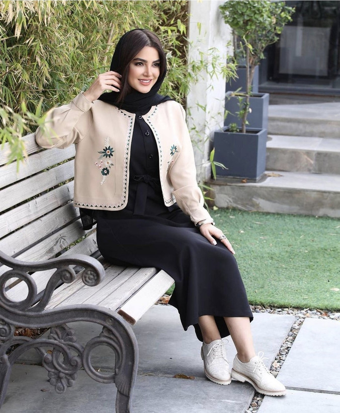 کت و سارافون گلدوزی کرپ مازراتی جدید