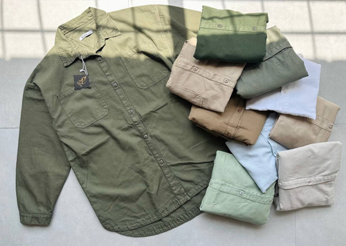 مانتو کتان یقه انگلیسی جدید