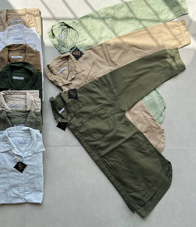 مانتو کتان کش بغل زیپ دخترانه زنانه