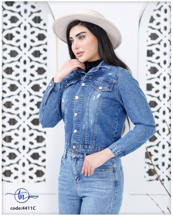 نحوه ست کت جین دخترانه و زنانه