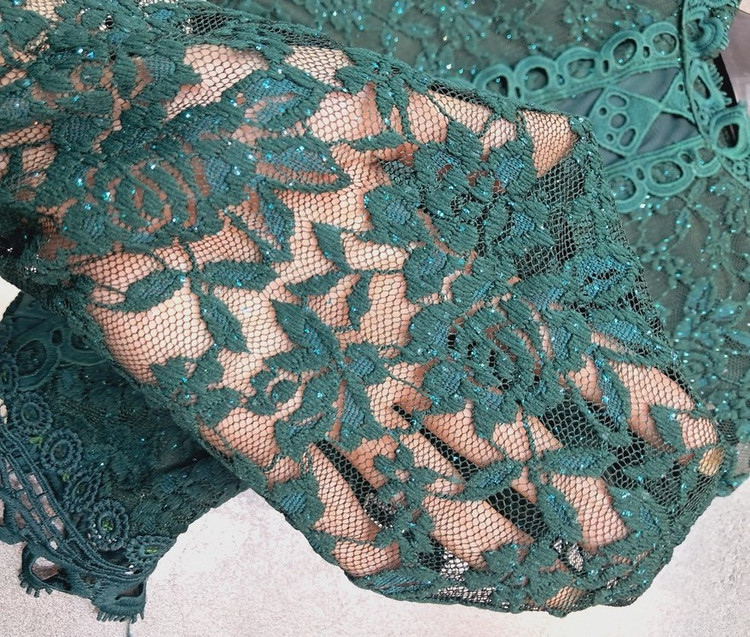 نیم تنه دخترونه دانتل استین بیده