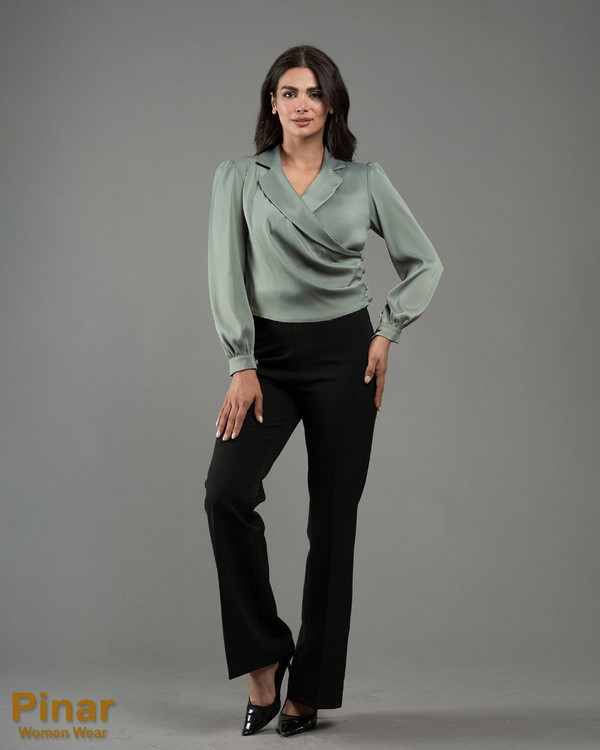 شومیز الیزه بغل دکمه