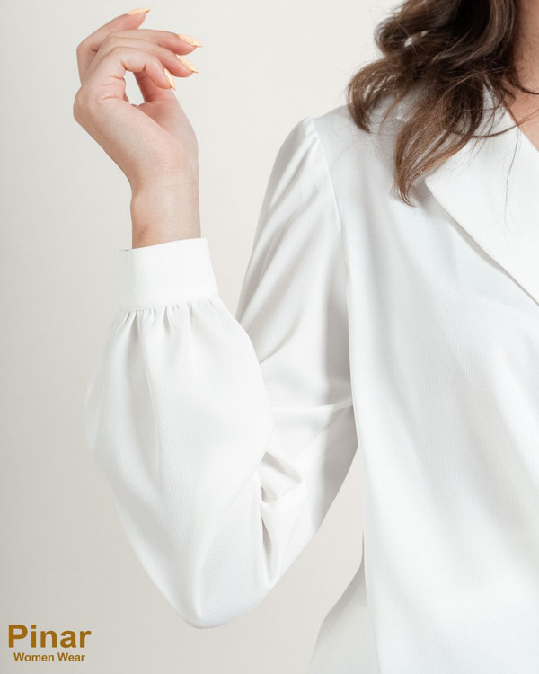 شومیز زنانه الیزه گیپور دار مجلسی