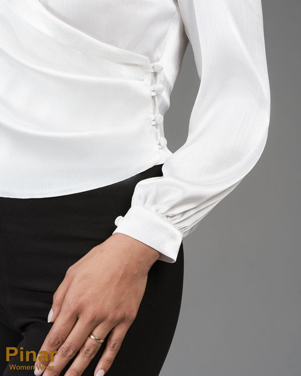 شومیز الیزه سفید