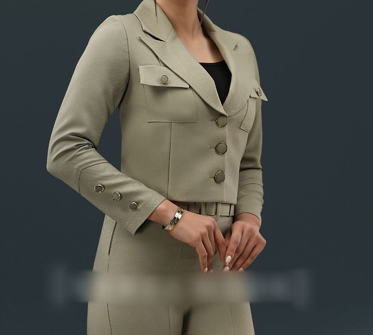 سفارش دوخت کت و شلوار و جلیقه زنانه سایز بزرگ