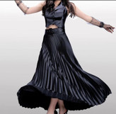 دامن پلیسه مشکی