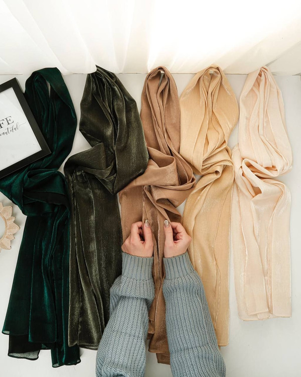 شال لمه دار مشکی