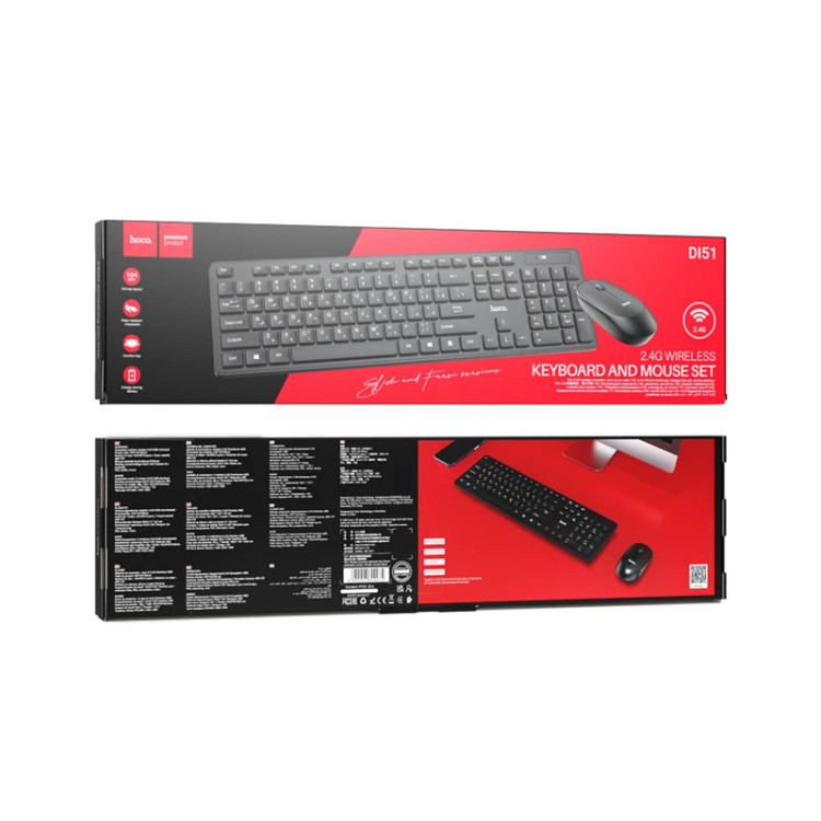 ماوس و کیبورد برند هوکو مدل DI51