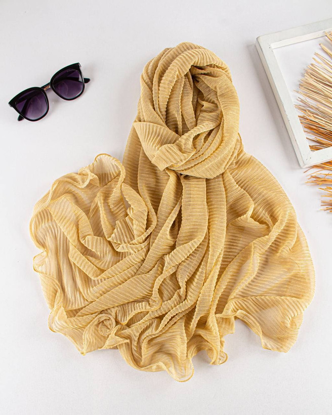 شال براق طلایی