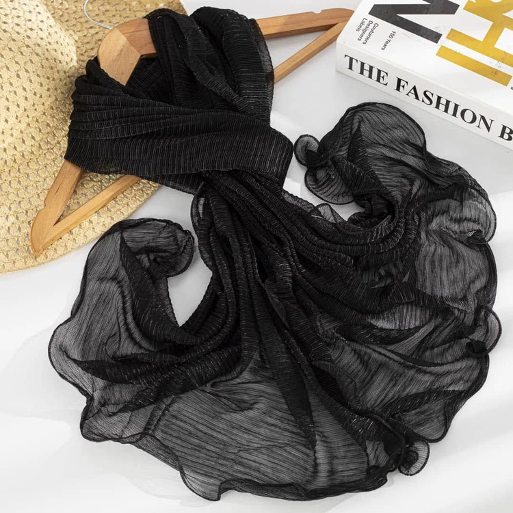 شال شاین دار مشکی