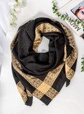 روسری مشکی طلایی وارداتی