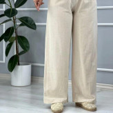 قیمت شلوار بگ لینن کرم