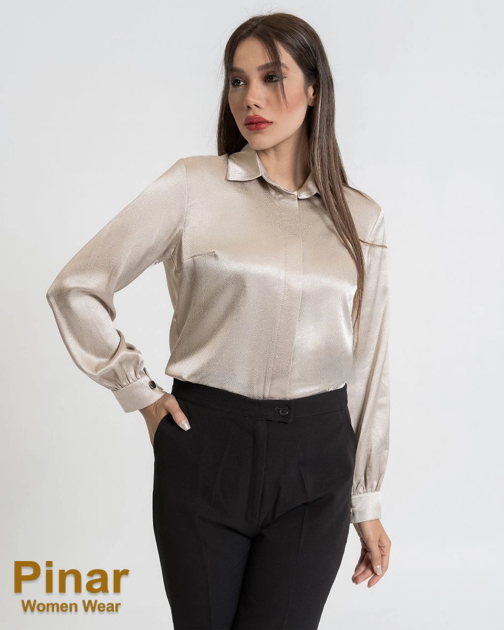 مدل شومیز ساتن جدید و مجلسی ساده