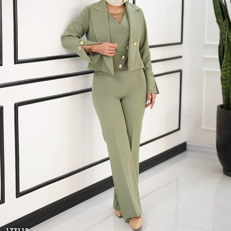 ست 3 پی اس کت و شلوار و جلیقه