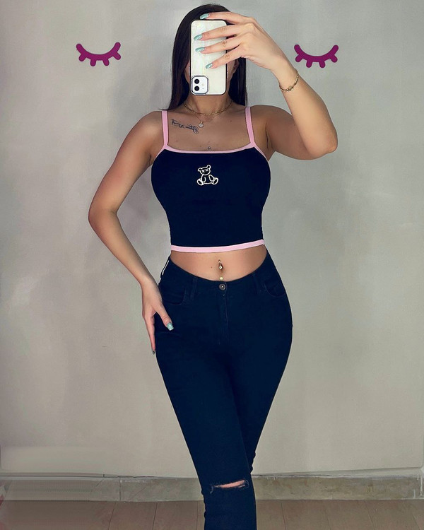 کراپ اسپرت طرح خرسی