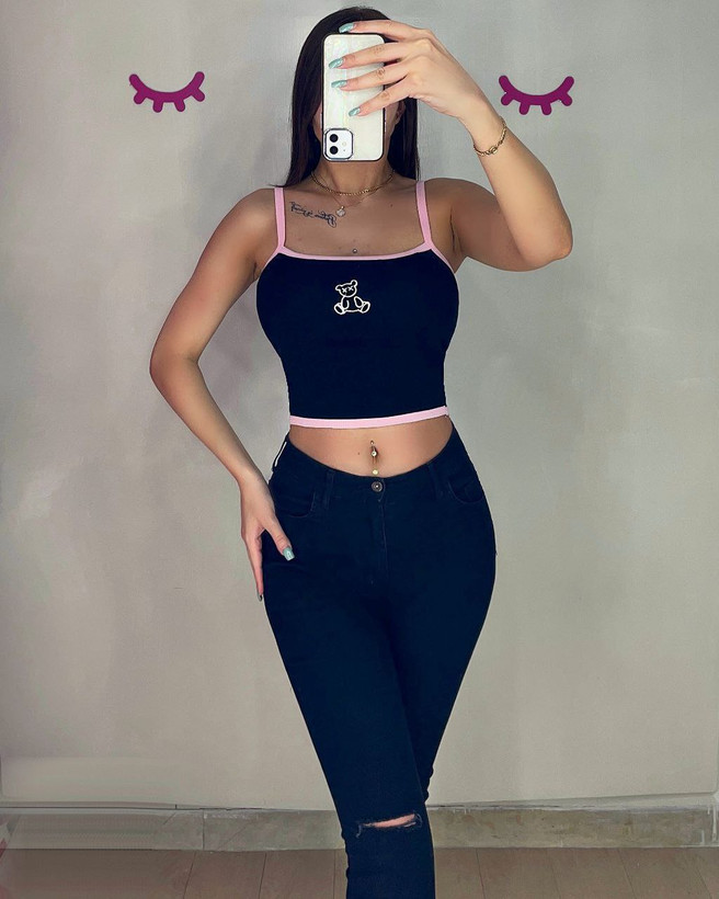 کراپ اسپرت طرح خرسی