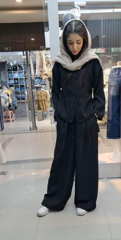 ست تابستانه رنگ مشکی خنک