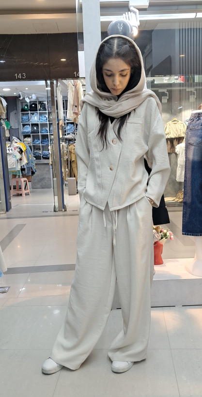 ست بهاره با شلوار بگ