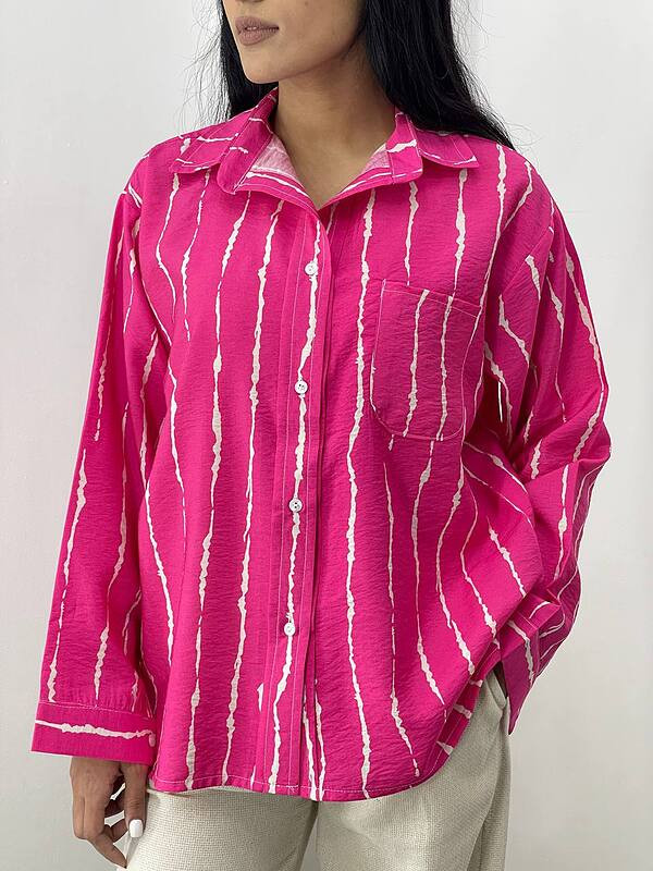 شومیز صورتی ارزان