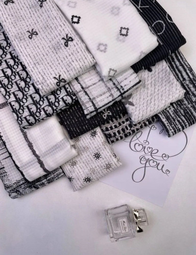 شال ارزان قیمت سیاه و سفید