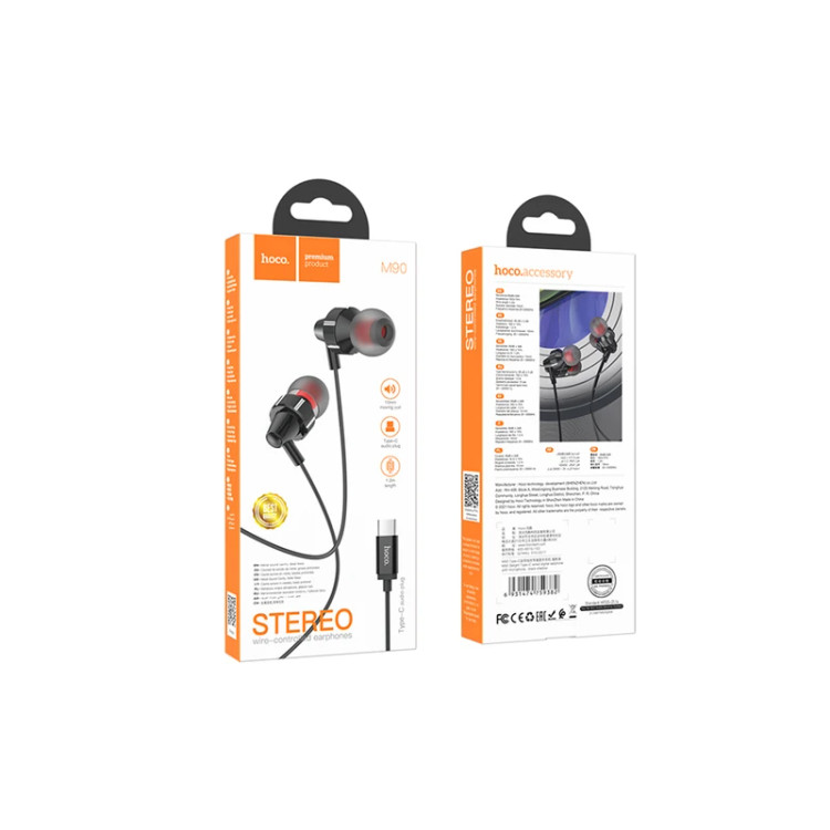 هندزفری هوکو مدل M90 TYPE-c