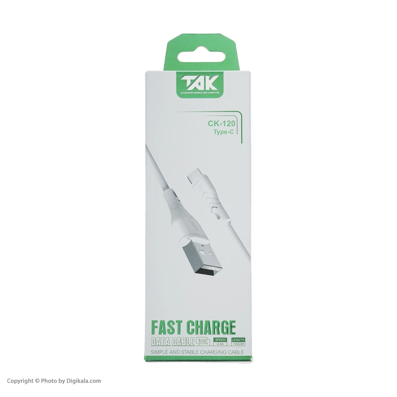 کابل تبدیل USB به microUSB تک مدل CK-120 طول