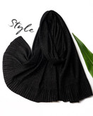 شال پلیسه مرواریدی طرح دامن براق