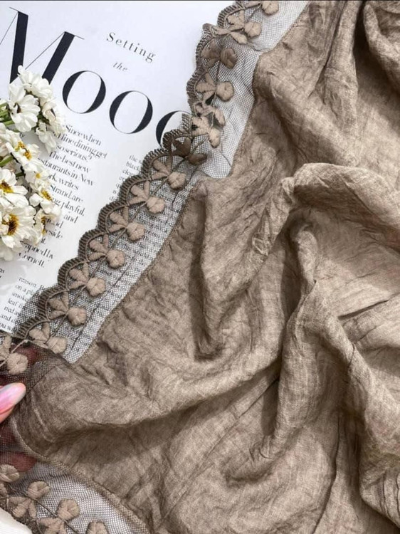 شال مجلسی دور دانتل