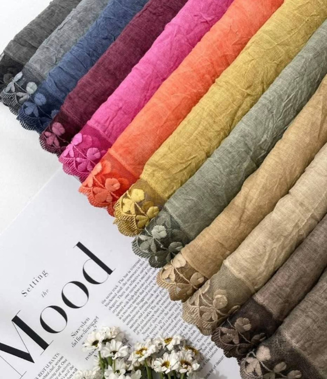 رنگبندی شال دور دانتل مجلسی