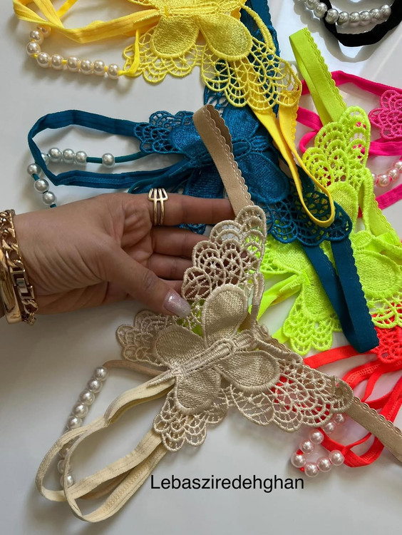 شورت فاق باز مرواریدی🔥