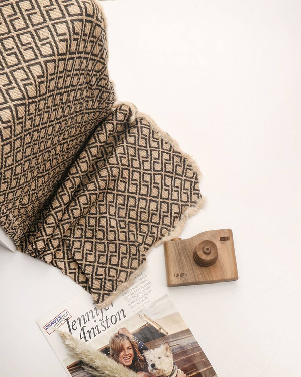 شال پاییزه خز دار