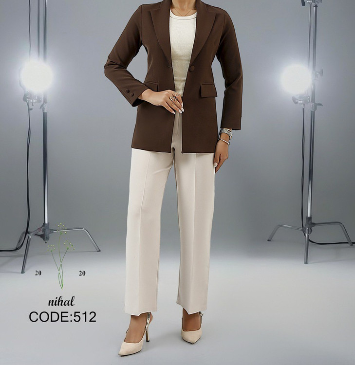 کت قهوه ای زنانه