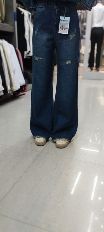 خرید شلوار بگ زنانه جین و پارچه ای و شلوار نیم بگ ...