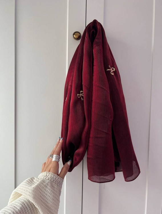 شال ابریشم ژان ژان اورجینال ترک وارداتی(1551)