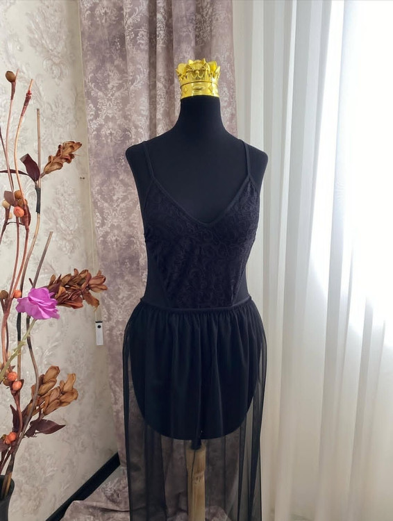 لباس خواب توری مشکی