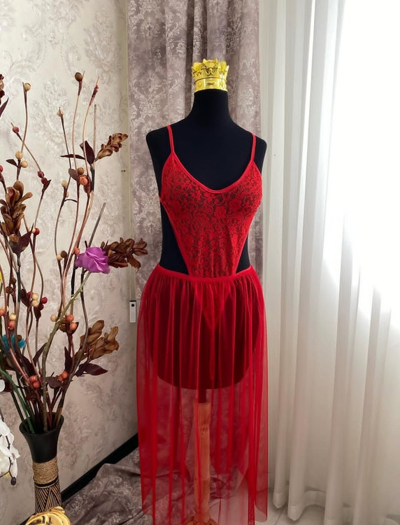 لباس خواب توری بدن نما