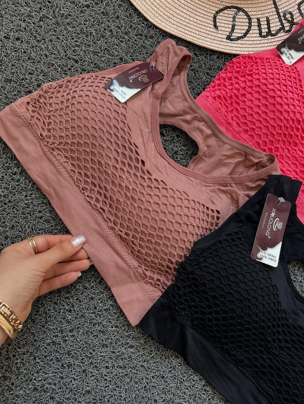 ست نیمتنه و شورت لونه زنبوری