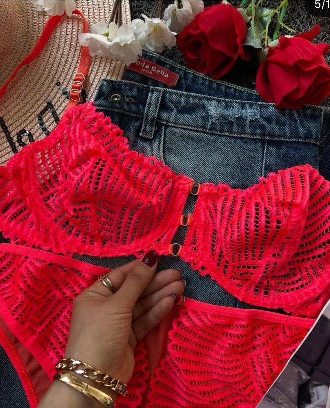 ست شورت و سوتین توری فنردار Misa میسا کد 6120