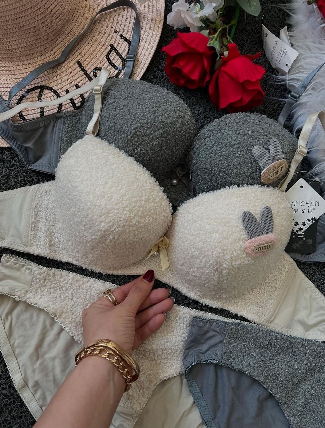 ست شورت و سوتین زنانه مدل جکدار اسفنجی طرح تدی ...