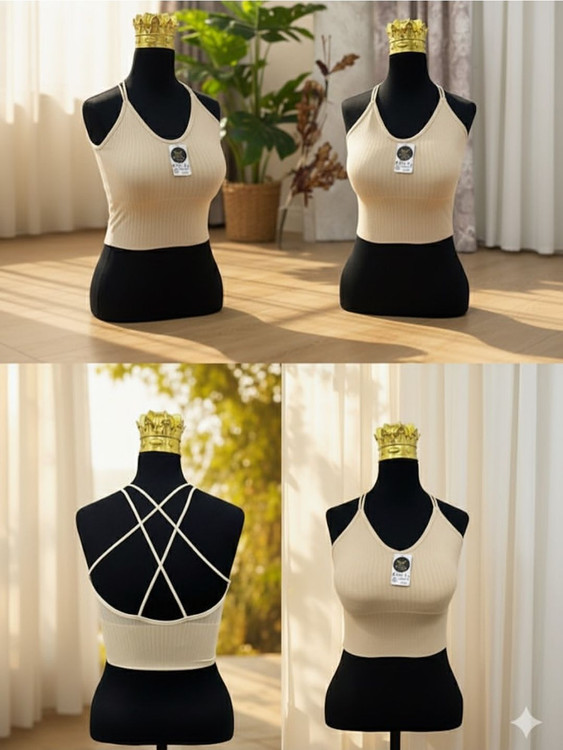 نیم تنه کرم بند ضربدری