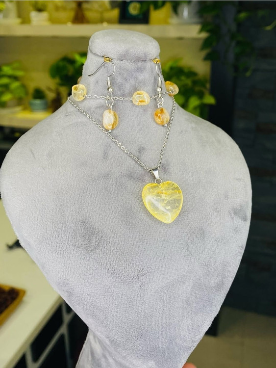 قیمت و خرید گردنبند سنگ تراش دار