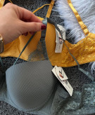 سوتین اسفنجی جکدار دانتل هارنس دار فنری ...