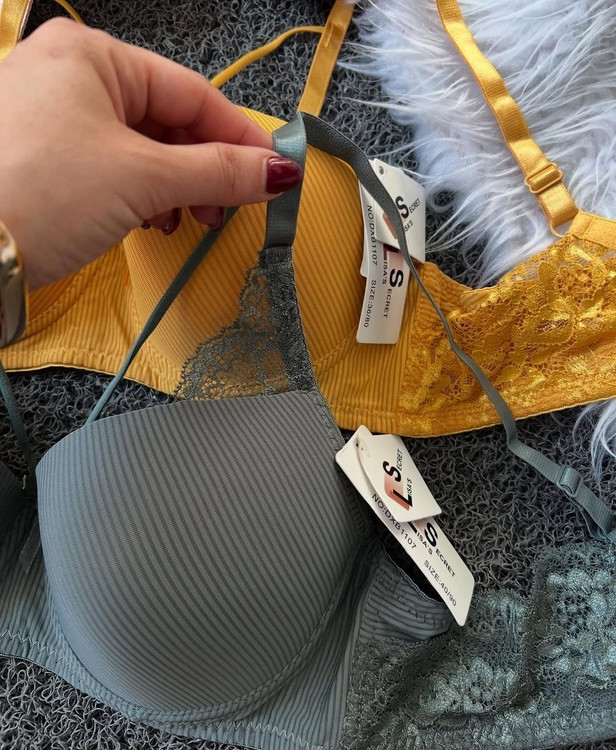 سوتین اسفنجی جکدار دانتل هارنس دار فنری ...