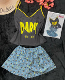 خرید عمده تاپ و شلوارک زنانه ساتن