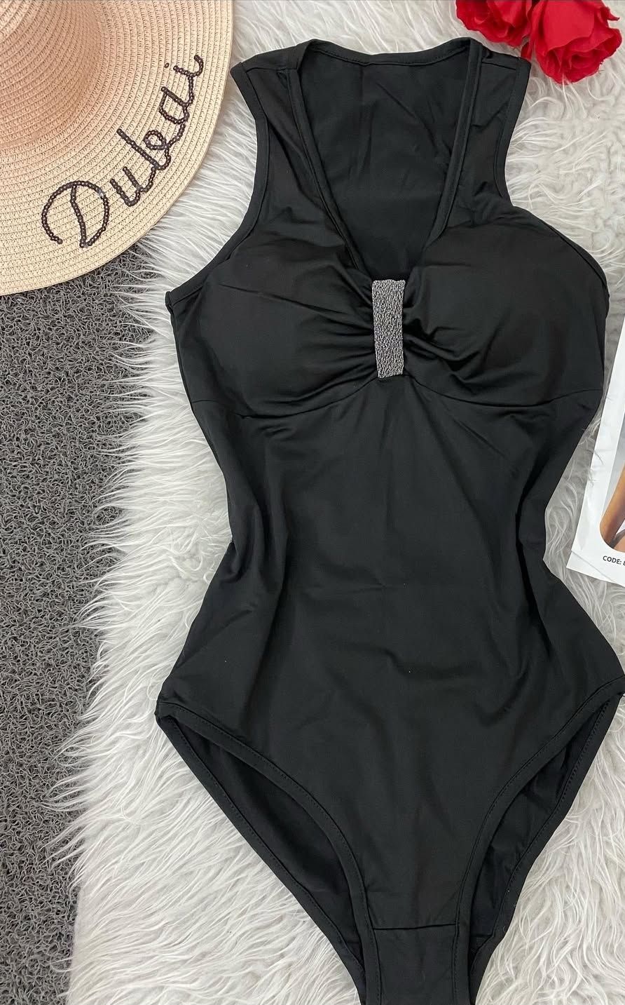 مایو زنانه یک تیکه یقه 7